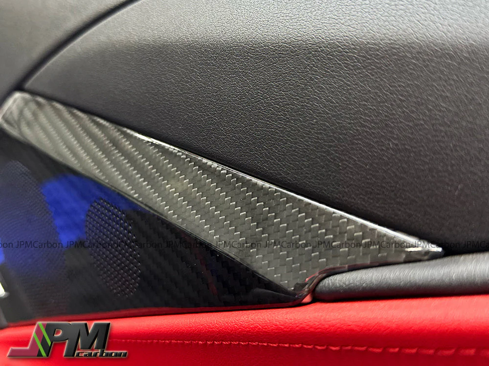 [JPMCarbon] Dry Carbon Door Audio Speaker Panel Covers Fits For 2020-2025 Chevrolet Corvette C8 Only - Image 3