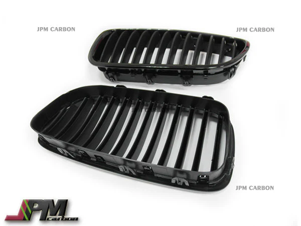 [JPMCarbon] Front Kidney Grille Fits For 2010-2016 BMW F10 F11 5-Series Only - Image 2