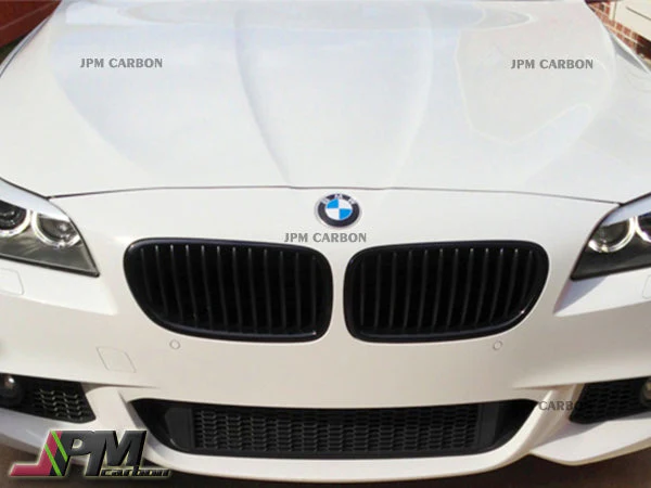[JPMCarbon] Front Kidney Grille Fits For 2010-2016 BMW F10 F11 5-Series Only - Image 4
