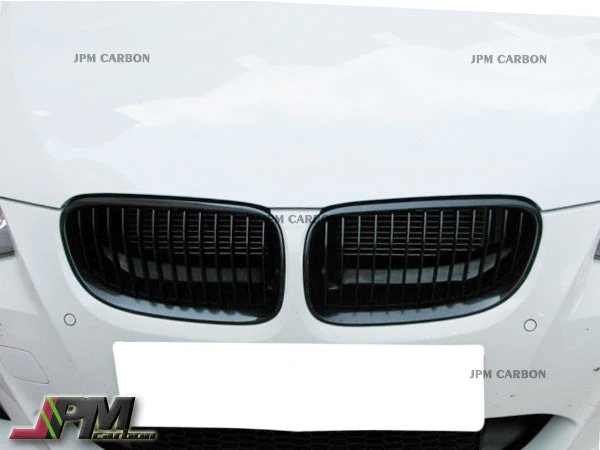 [JPMCarbon] Front Kidney Grille Fits For 2011-2013 BMW E92 E93 LCI 3-Series Only - Image 2