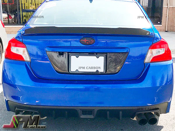 [JPMCarbon] JPM Carbon Fiber License Plate Backing Fits For 2015-2021 Subaru WRX / STI Only - Image 2