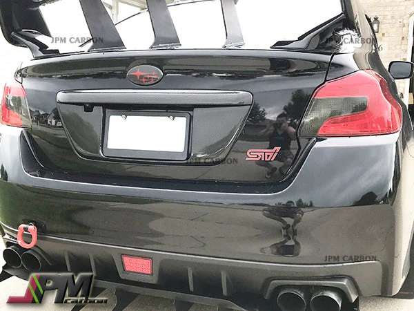 [JPMCarbon] JPM Carbon Fiber License Plate Backing Fits For 2015-2021 Subaru WRX / STI Only - Image 3