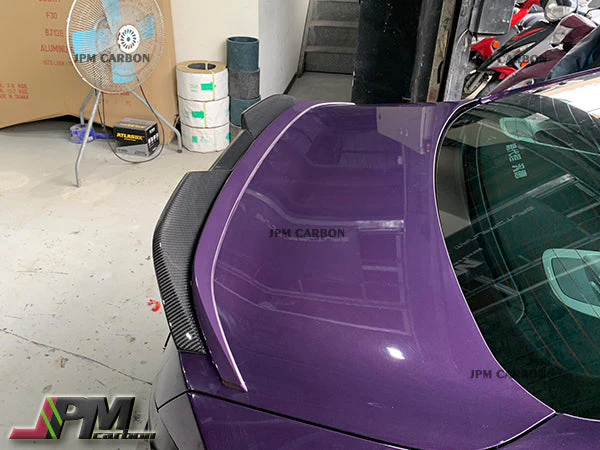 [JPMCarbon] M Performance Style Carbon Fiber Trunk Spoiler Fits For 2022-2025 BMW G42 2-Series Coupe & G87 M2 Only - Image 2