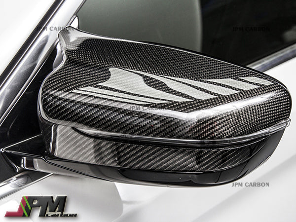 [JPMCarbon] M Style Carbon Fiber Replacement Mirror Covers Fits For 2017-2023 BMW G30 5-Series Sedan - Image 2