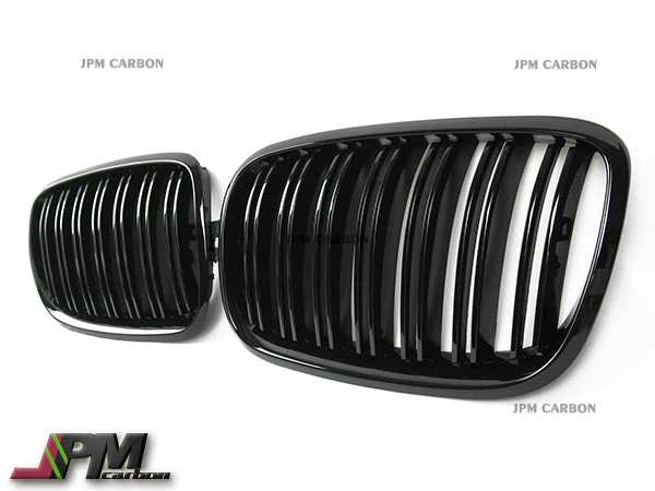 [JPMCarbon] M Style Front Kidney Grille Fits For 2006-2013 BM E70 X5 & 2008-2013 BMW E71 X6 Only - Image 3