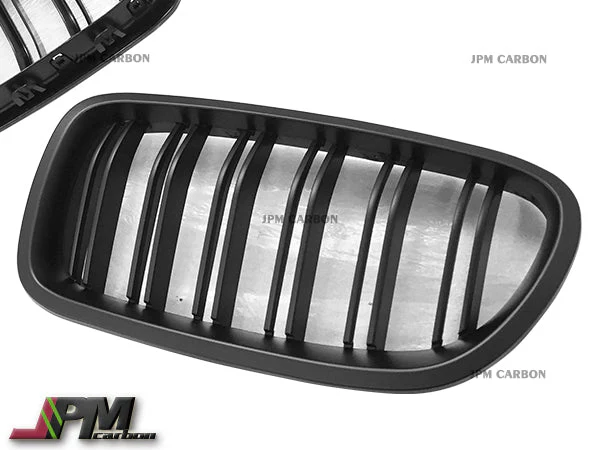 [JPMCarbon] M Style Front Kidney Grille Fits For 2010-2016 BMW F10 F11 5-Series Only - Image 6