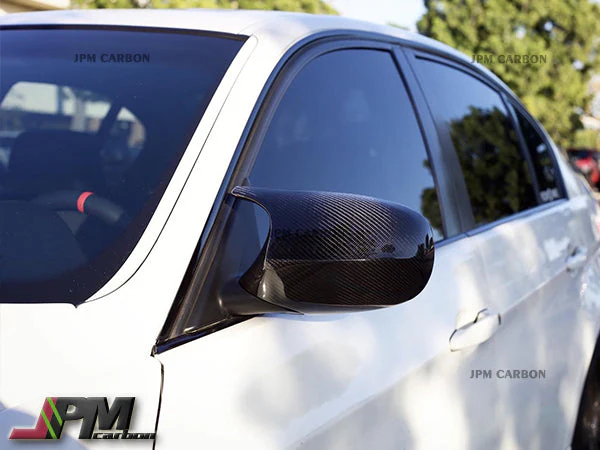 [JPMCarbon] M3 Style Carbon Fiber Replacement Mirror Covers Fits For 2011-2013 BMW E92 E93 LCI Only - Image 3