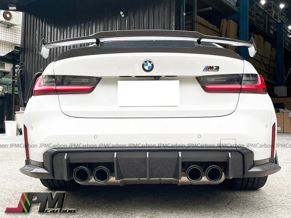 [JPMCarbon] MP Style Dry Carbon Trunk Spoiler Fits For Most Cars with Flat Trunk - Image 9