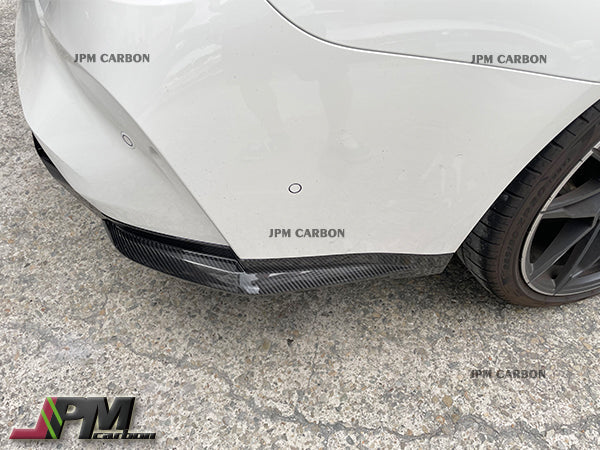 [JPMCarbon] OEM Style Dry Carbon Rear Splitter lips Fits For 2020-2025 BMW G80 M3 Only - Image 2