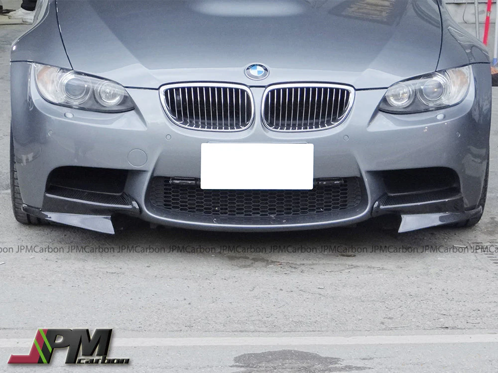 [JPMCarbon] P Style Carbon Fiber Front Add-on Splitter Lips Fits For 2008-2012 BMW E92 E93 M3 Only - Image 3