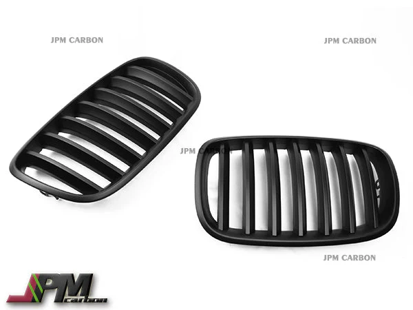 [JPMCarbon] P Style Front Kidney Grille Fits For 2006-2013 BM E70 X5 & 2008-2013 BMW E71 X6 Only - Image 7