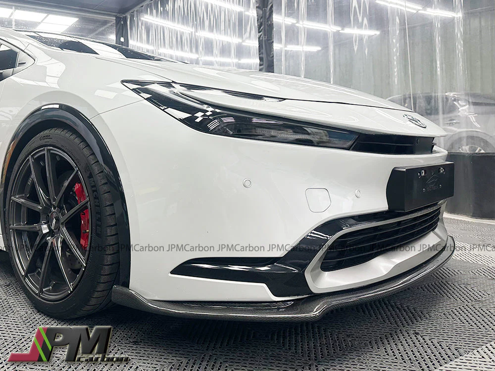 [JPMCarbon] SB Style Carbon Fiber Front Add-on Lip Fits For 2023-2025 Toyota PRIUS PHEV XW60 - Image 4