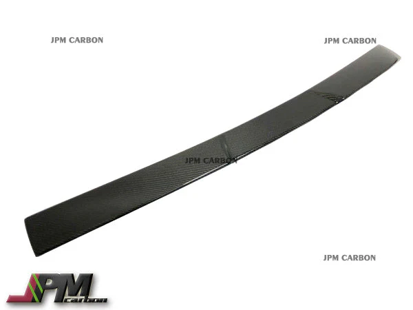 [JPMCarbon] V Style Carbon Fiber Roof Spoiler Fits For 2015-2021 Subaru WRX / STI Sedan Only - Image 3
