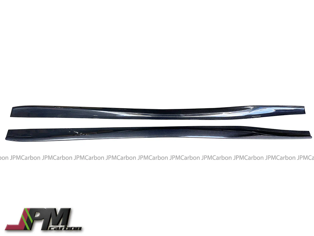 [JPMCarbon] VR Style Carbon Fiber Side Skirt Add-on Lips Fits For 2017-2023 Nissan GT-R R35 Only - Image 3