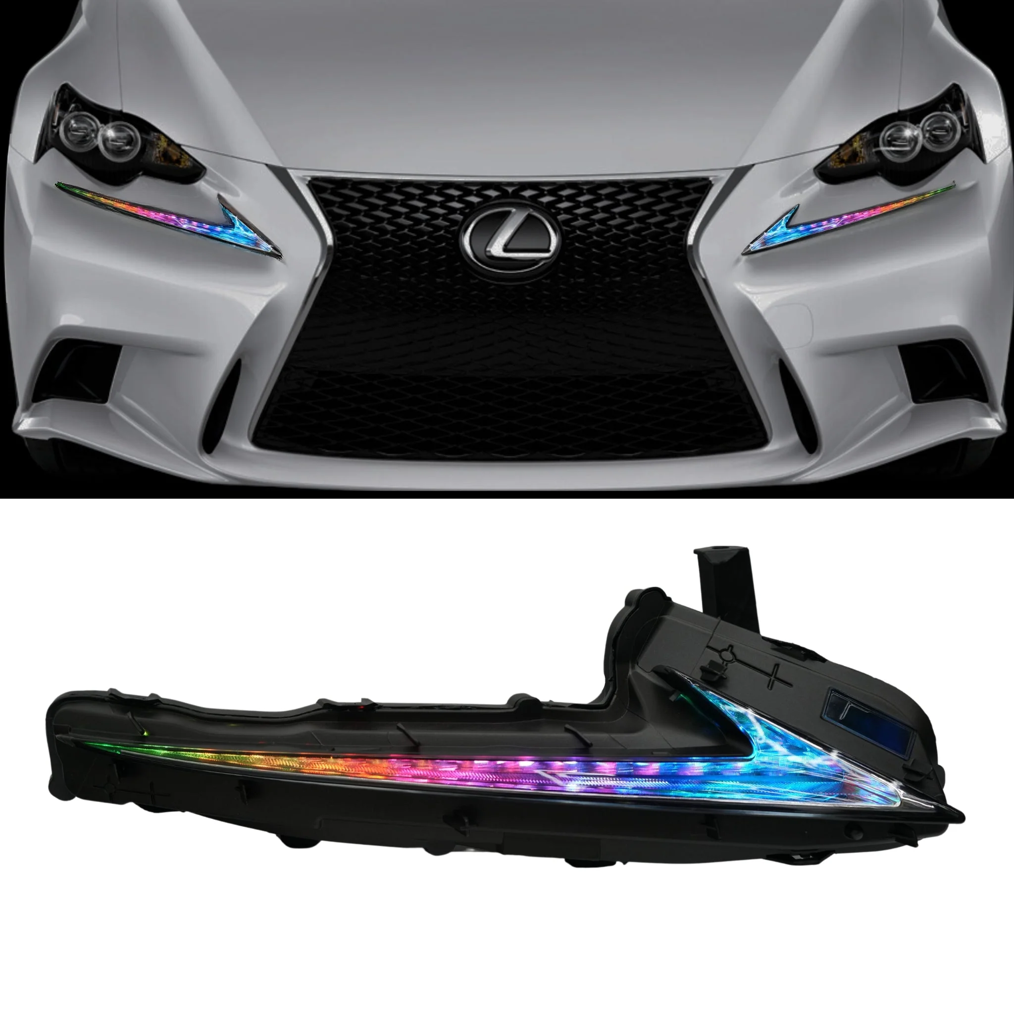 Lexus IS Multicolor Flow Series DRL Boards (2014-2020)