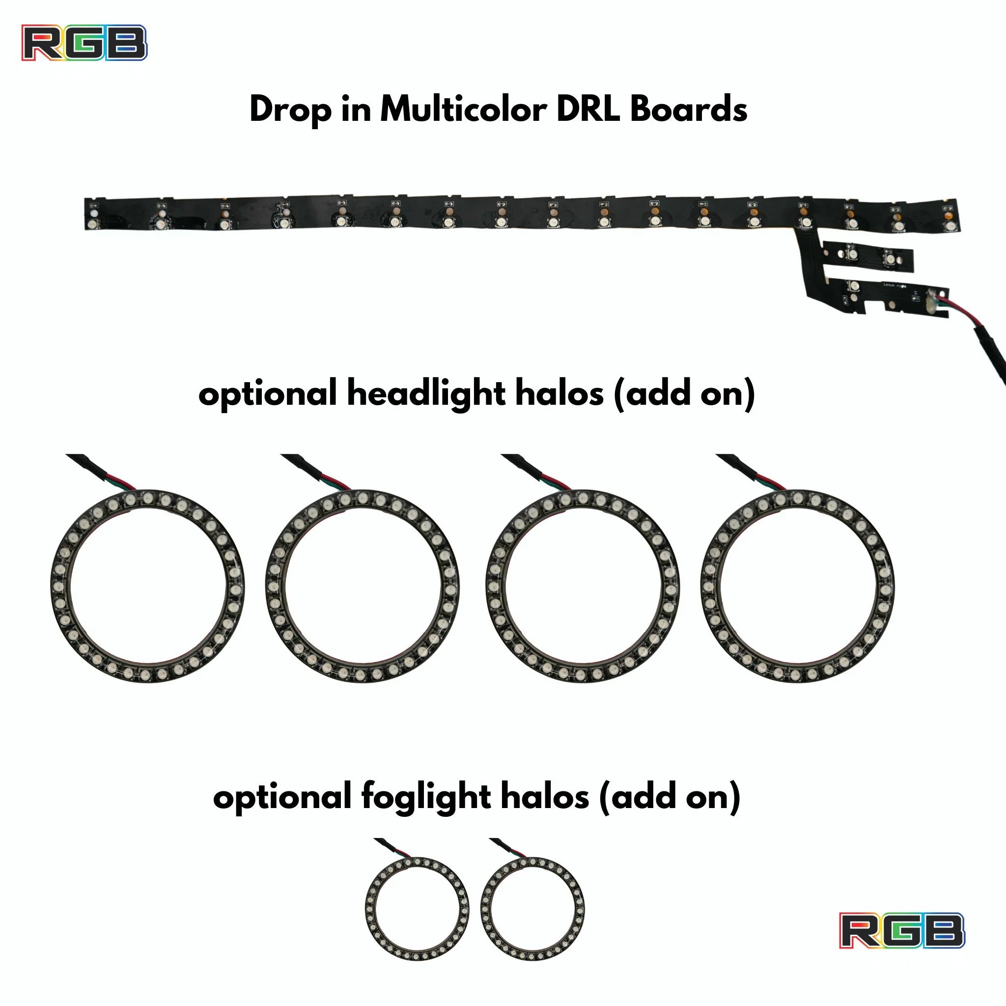 Lexus IS Multicolor Flow Series DRL Boards (2014-2020) - Image 2