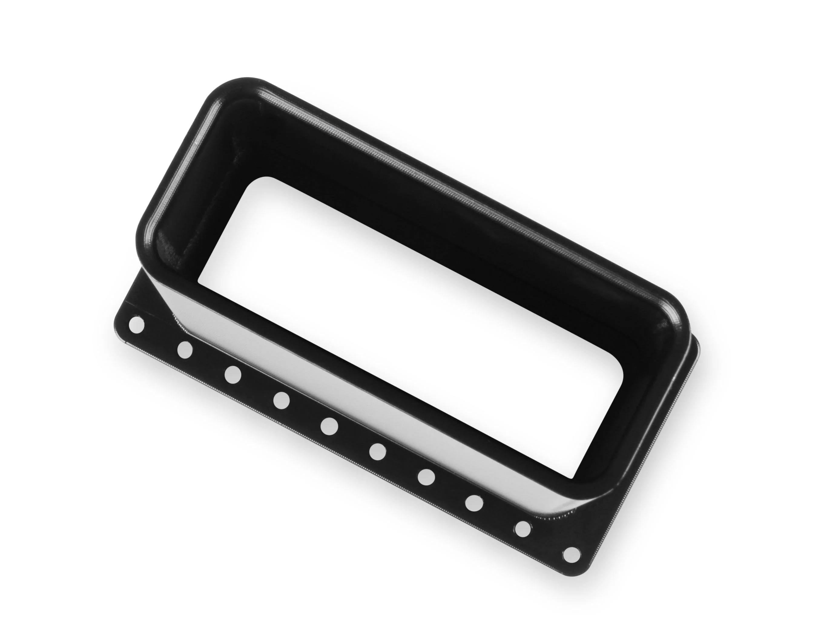 LS Ultra Lo-Ram Billet Burst Panel Duct - Billet Burst Panel Duct Black Anodized Finish - Image 2