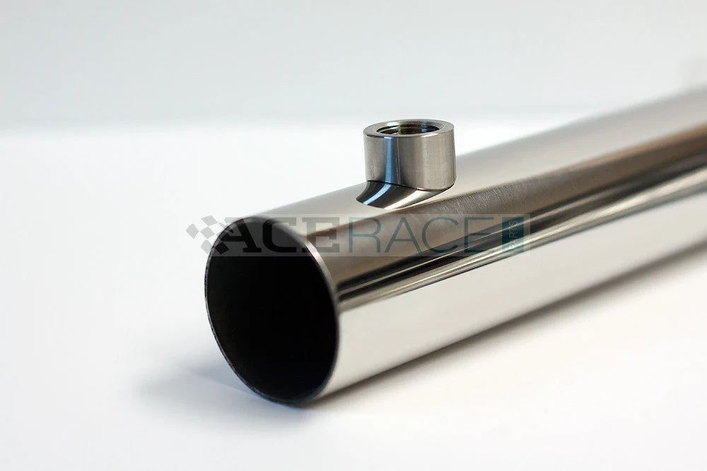 M18 x 1.5 O2 Sensor Bung - Saddled for 1.500"-2.500" OD Tube - 304 Stainless - Image 3