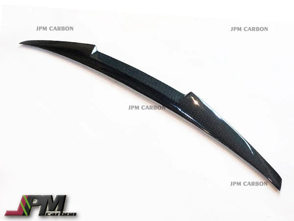 [JPMCarbon] M4 Style Carbon Fiber Trunk Spoiler Fits For 1998-2006 BMW E46 3-Series Coupe Only - Image 2
