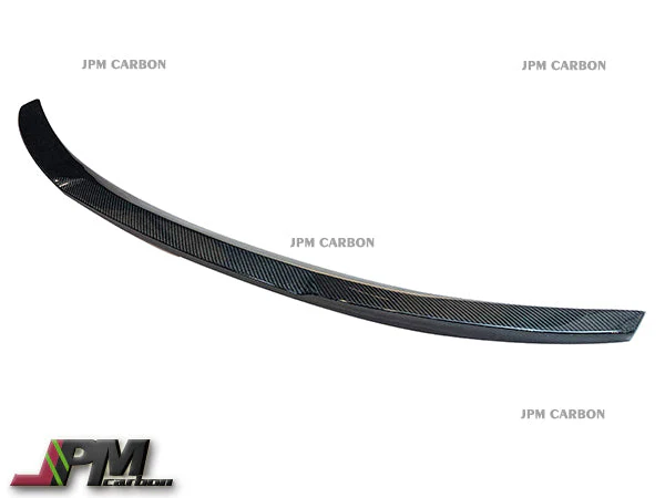 M4 Style Carbon Fiber Trunk Spoiler Fits For 2005-2011 BMW E90 3-Series Sedan Only - Image 3