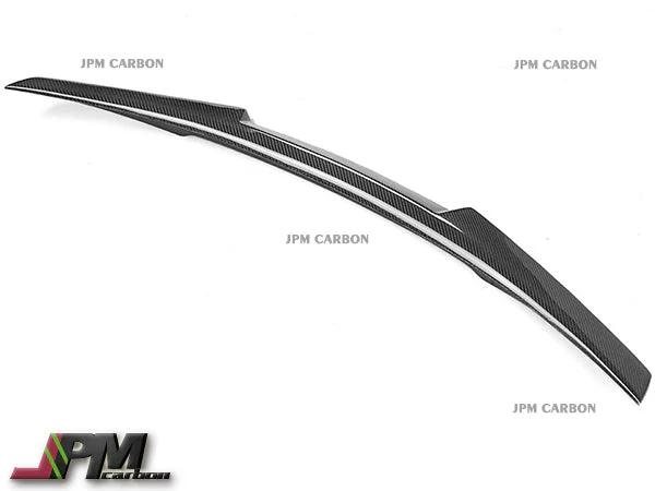 M4 Style Carbon Fiber Trunk Spoiler Fits For 2008-2013 BMW E92 3-Series Coupe Only - Image 4