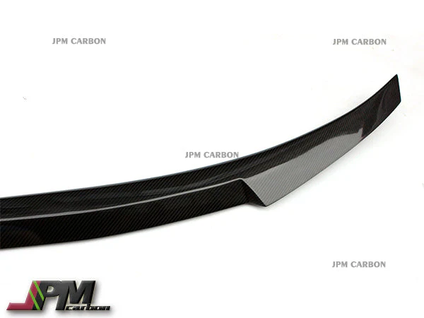 M4 Style Carbon Fiber Trunk Spoiler Fits For 2014-2020 BMW F32 4-Series Coupe Only - Image 3