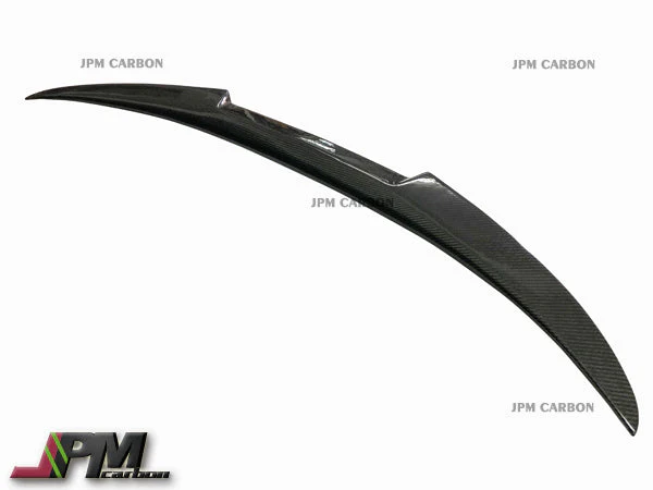 M4 Style Carbon Fiber Trunk Spoiler Fits For 2014-2020 BMW F33 4-Series Convertible Only