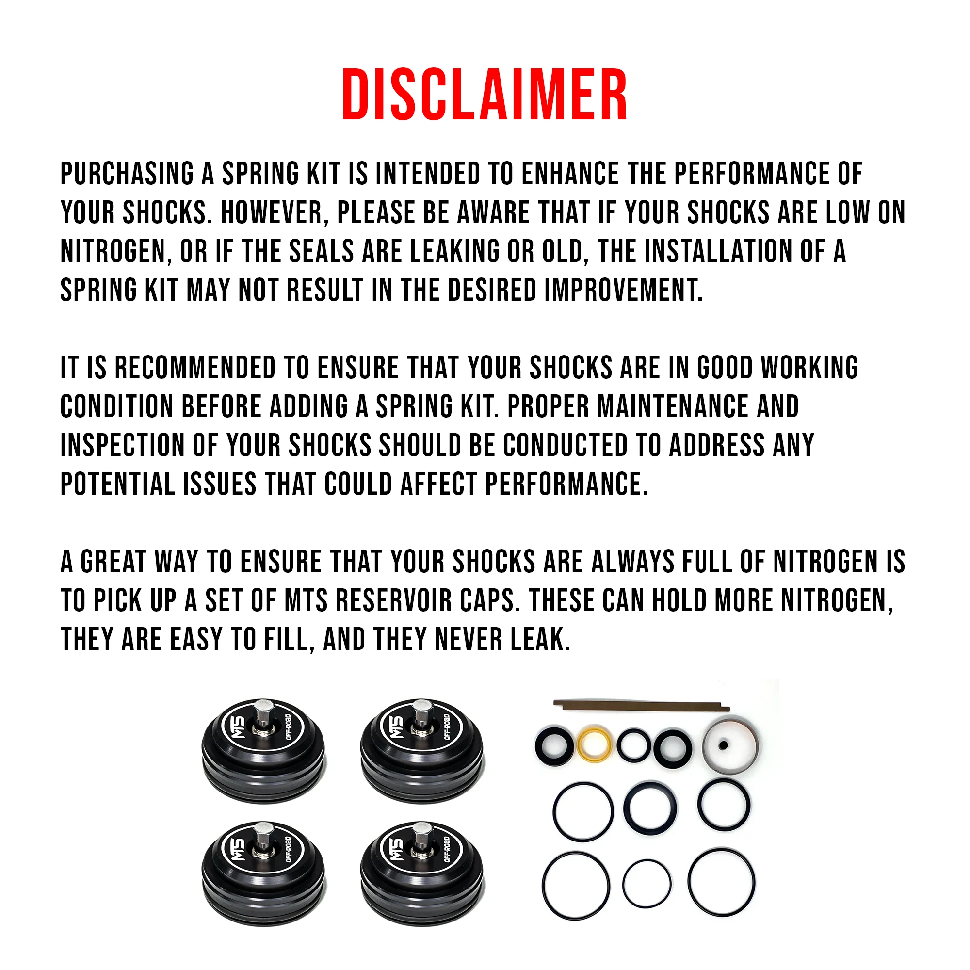 MTS Offroad Yamaha YXZ Spring Kit - Image 3