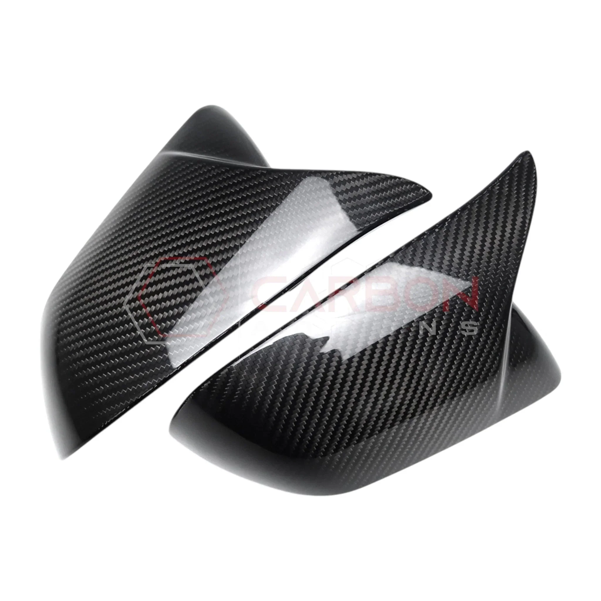Mustang 2015-2023 Exterior Carbon Fiber M Style Mirror Covers - Image 3