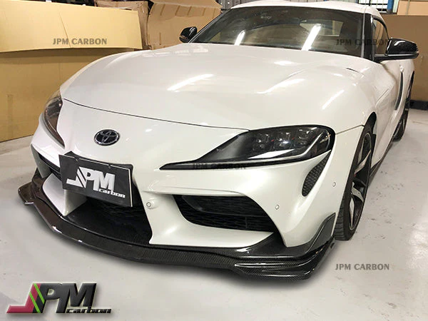 [JPMCarbon] MX Style Carbon Fiber Front Lip Fits For 2019-2026 Toyota GR Supra A90 A91 Only - Image 2