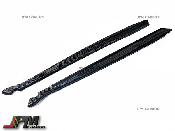 [JPMCarbon] MX Style Carbon Fiber Side Skirt Expansion Lips For 2019-2026 Toyota GR Supra A90 A91 - Image 2