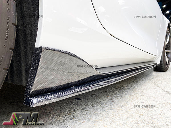 [JPMCarbon] MX Style Carbon Fiber Side Skirt Expansion Lips For 2019-2026 Toyota GR Supra A90 A91 - Image 4