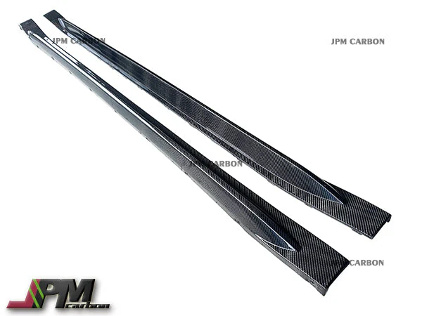 [JPMCarbon] OEM Style Carbon Fiber Replacement Side Skirts Fits For 2020-2025 BMW G80 M3 Only - Image 2