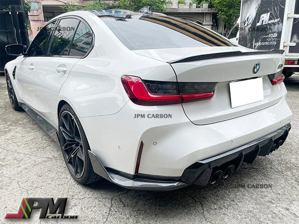 [JPMCarbon] OEM Style Carbon Fiber Trunk Spoiler Fits For 2020-2025 BMW G80 M3 Only - Image 4