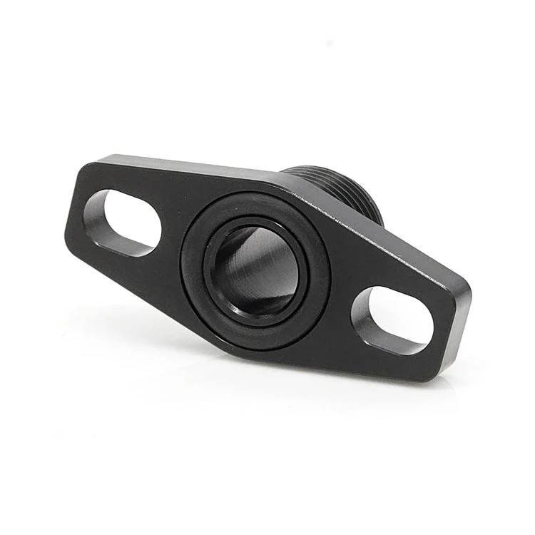 Oil Drain Flange -10AN Male Flare with O-Ring Style Seating Surface (1.500" - 1.750" Bolt Circle) - Image 2
