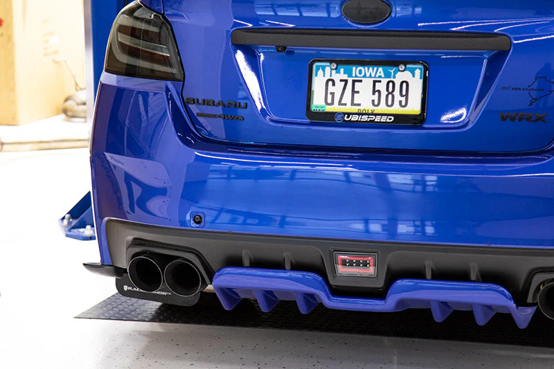 OLM A1 Style Paint Matched Rear Diffuser (Crystal White Pearl) - 2015-2021 Subaru WRX / STI - Image 2
