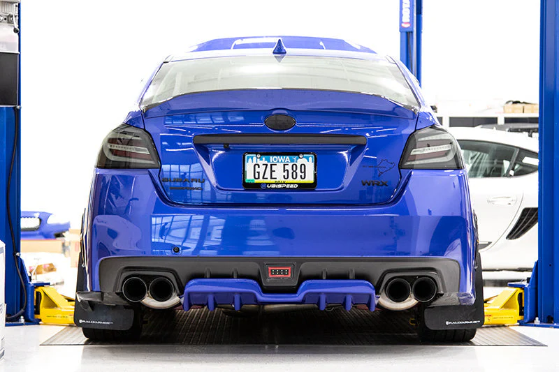 OLM A1 Style Paint Matched Rear Diffuser (Crystal White Pearl) - 2015-2021 Subaru WRX / STI - Image 3