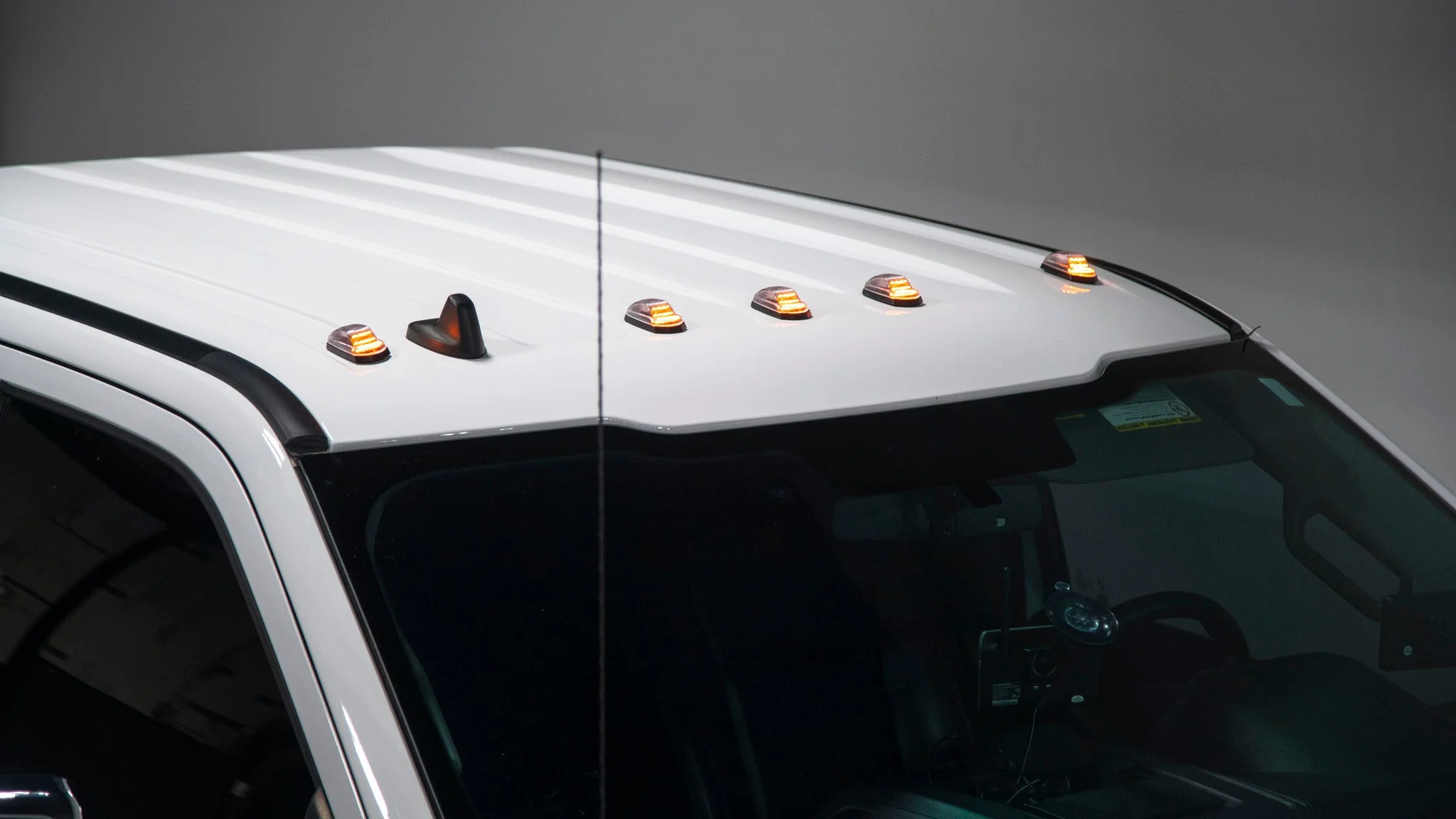 OLM Cab Light Replacement Set (Clear Lens/Amber Light) - 2017-2022 Ford Super Duty F250/F350 - Image 2
