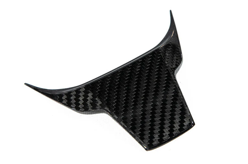 OLM Carbon Fiber Lower Steering Wheel Cover (Gloss Finish) - 2016 - 21 Honda Civic / 2017-21 Honda Civic Type R - Image 2
