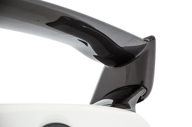 OLM Carbon Fiber OEM STI Style Spoiler with Carbon Bases - 2015-2021 Subaru WRX / STI - Image 10