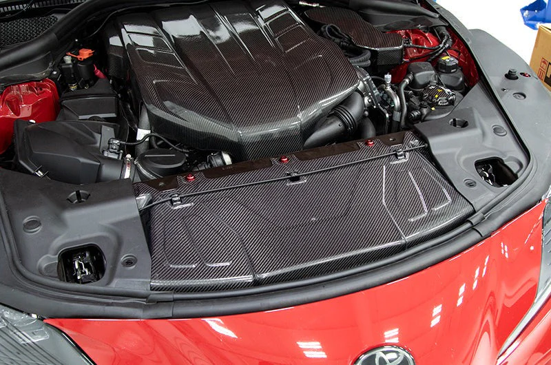 OLM Carbon Fiber Radiator Cooling Plate - 2020 Supra - Image 7