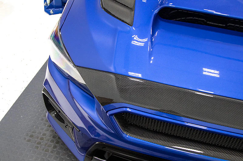 OLM Carbon Fiber Upper Front Bumper Cover - 2015-2021 Subaru WRX / STI - Image 3