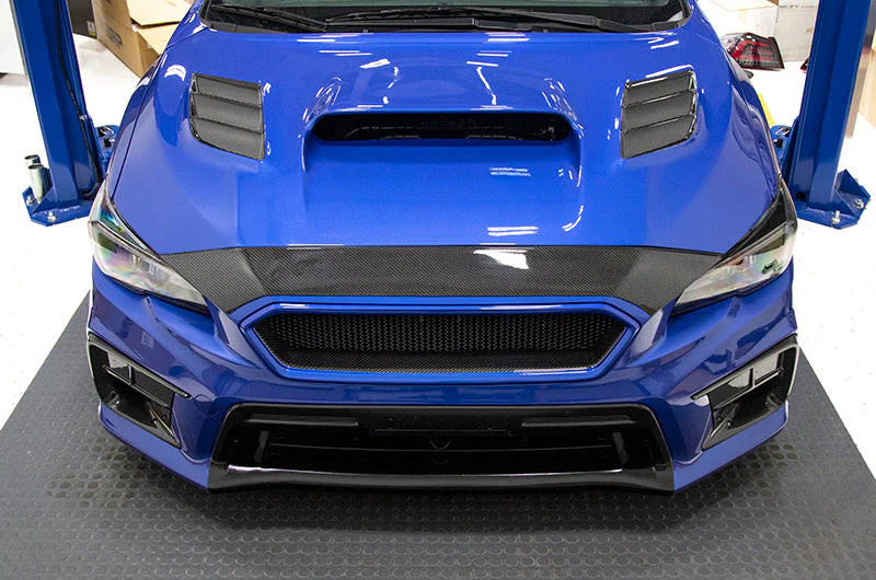 OLM Carbon Fiber Upper Front Bumper Cover - 2015-2021 Subaru WRX / STI - Image 9