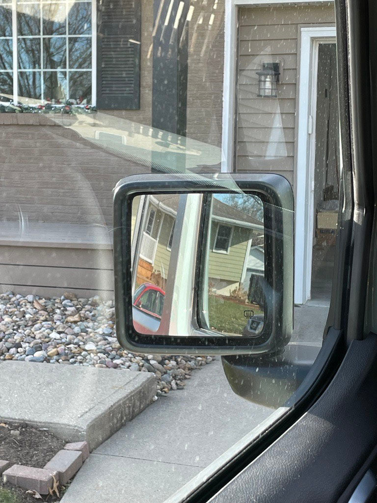 OLM Convex Mirrors with Defrosters and BSM (Chrome) - 2018+ Wrangler - Image 7