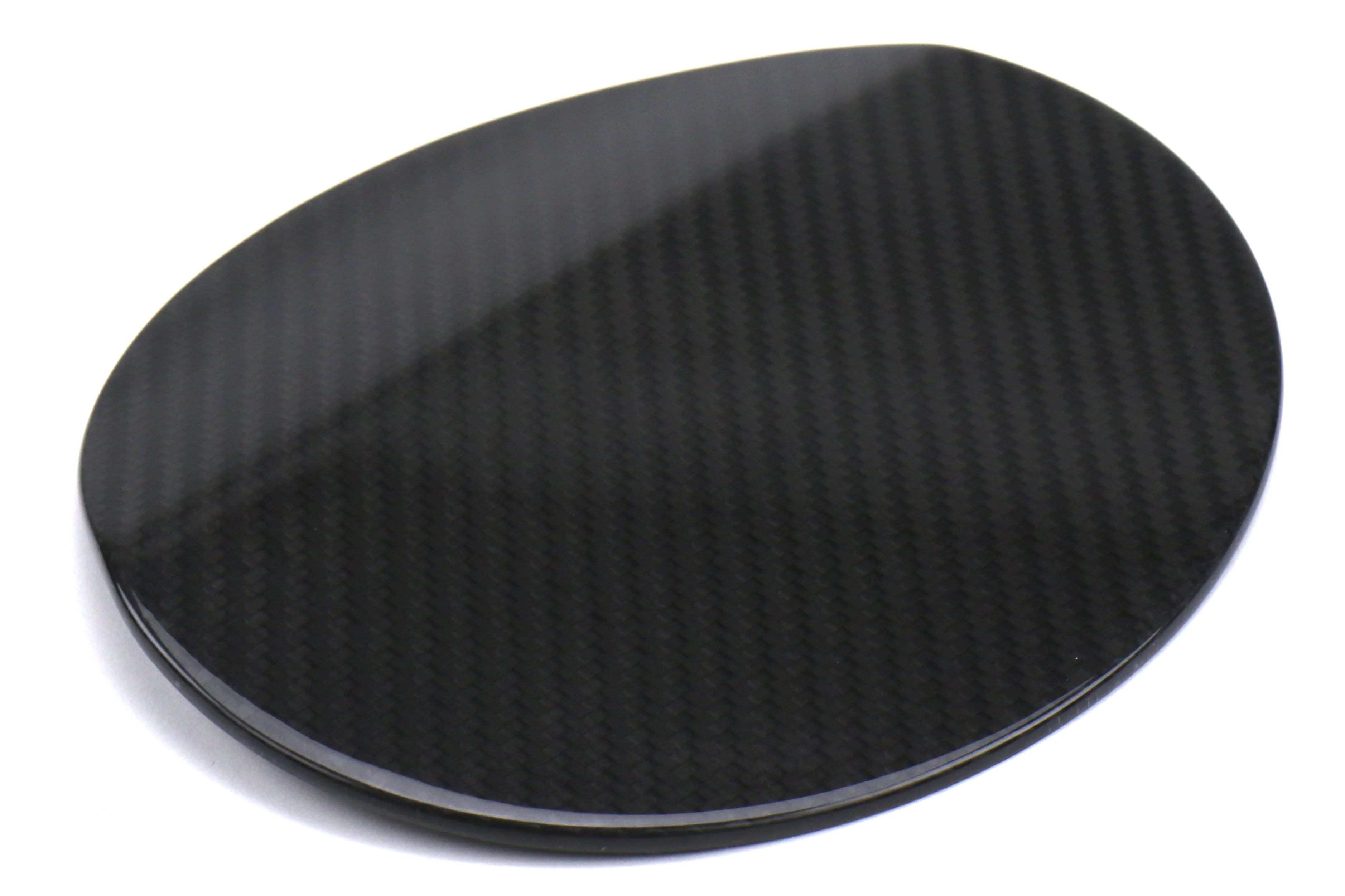 OLM Dry Carbon Fiber Fuel Door Cover - 2015-2021 WRX/STI - Image 2