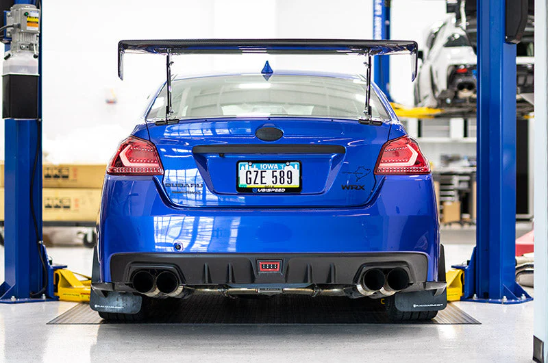 OLM Evolution Tail Lights - Clear Lens, Red Base, White Bar - 2015-2021 Subaru WRX / STI - Image 5