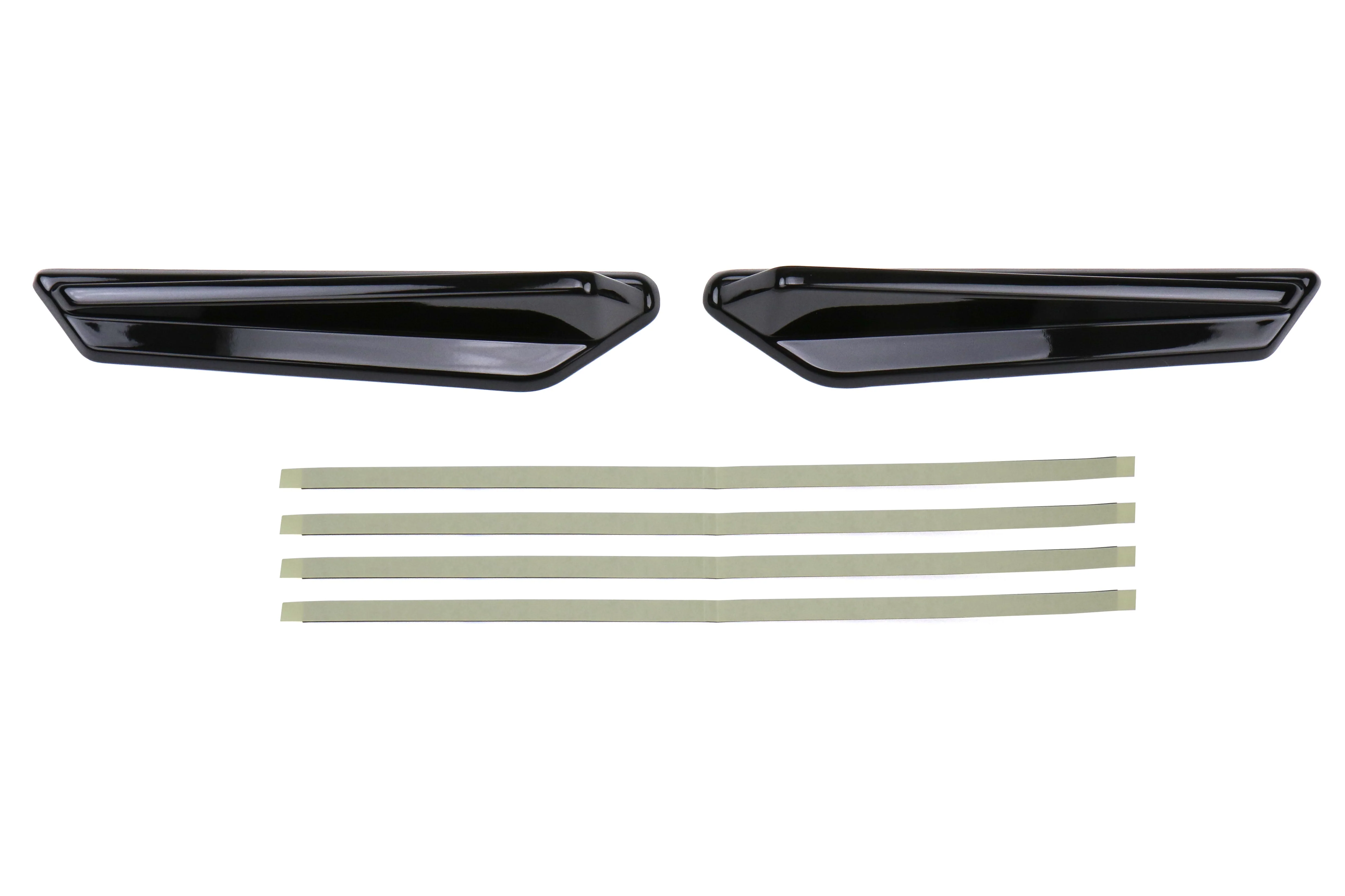 OLM Gloss Black JDM Style Canards - 2015-2021 Subaru WRX / STI - Image 4