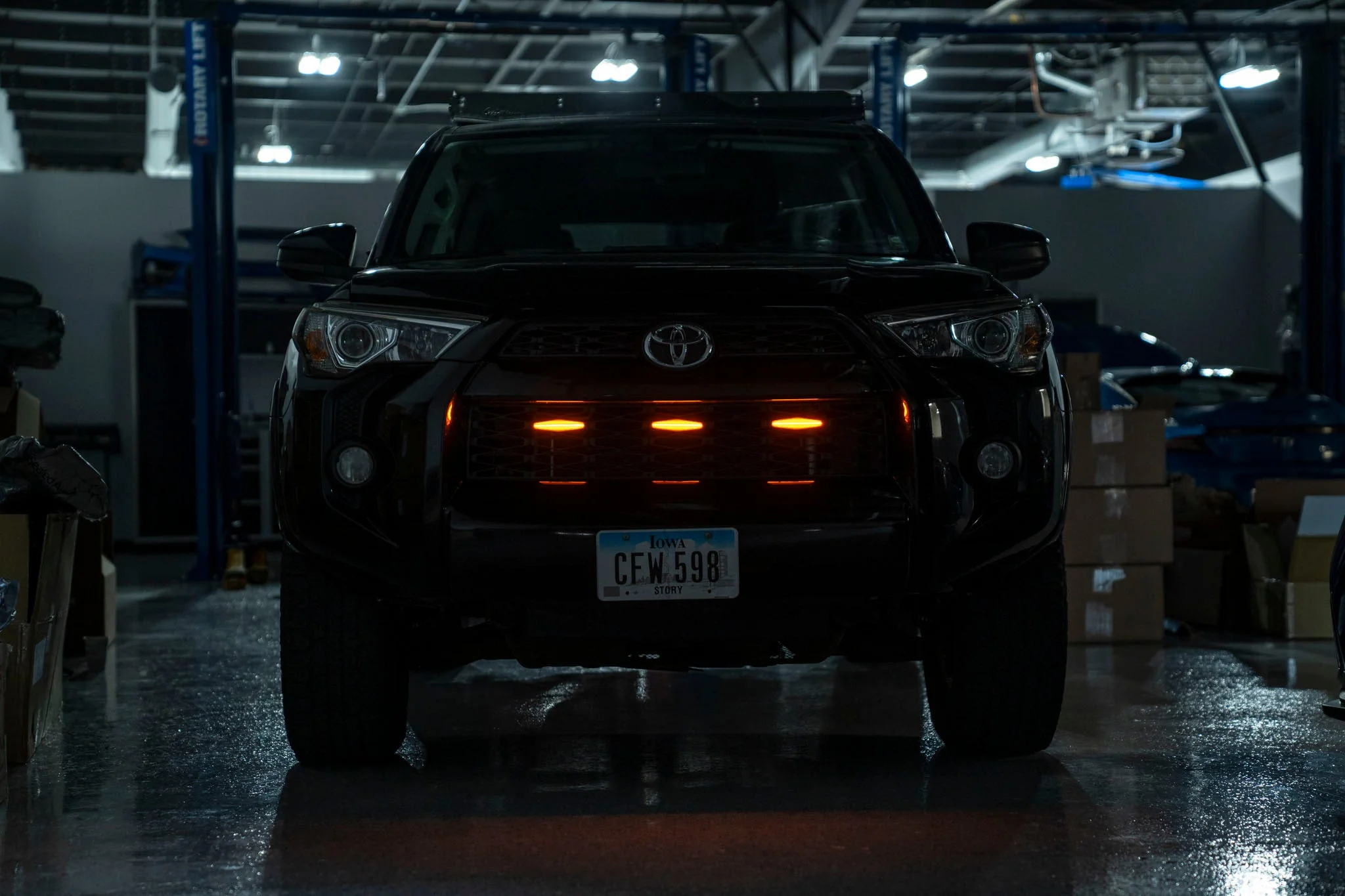 OLM Grille Lights (Smoke Lens / Amber LED) - 14-19 Toyota 4Runner - Image 3