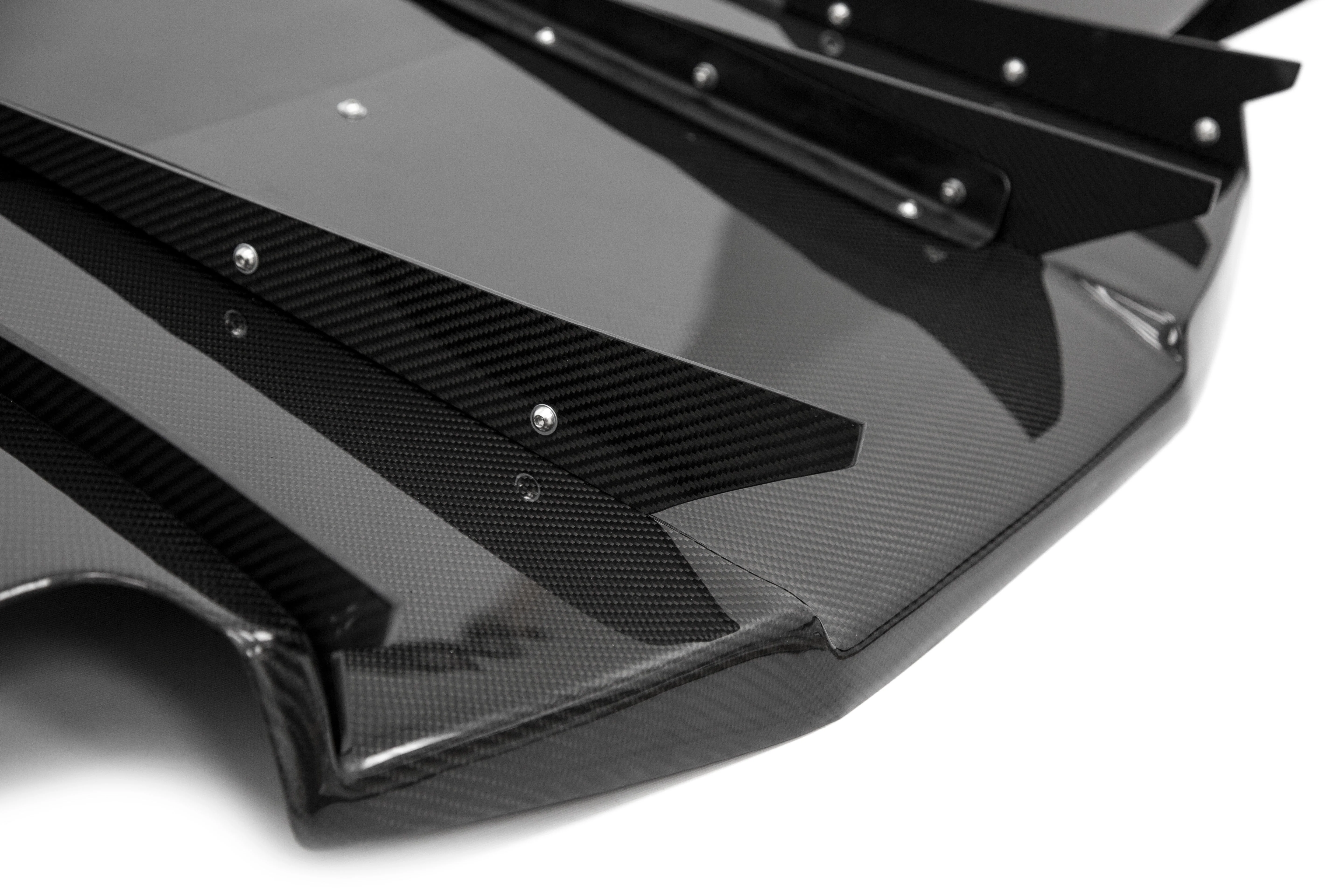 OLM Half Carbon VA Style Rear Diffuser - 2015-2020 WRX / STI - Image 3