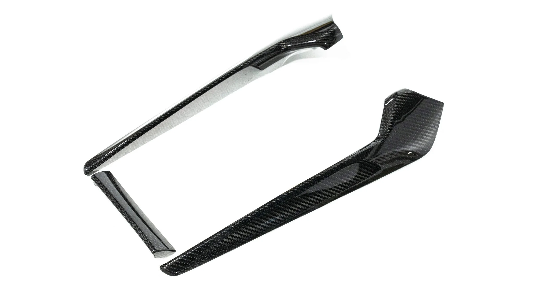 OLM LE Carbon Fiber Shift Panel Side Covers (3pc) - 2023+ Honda Civic FL5 Type R - Image 3